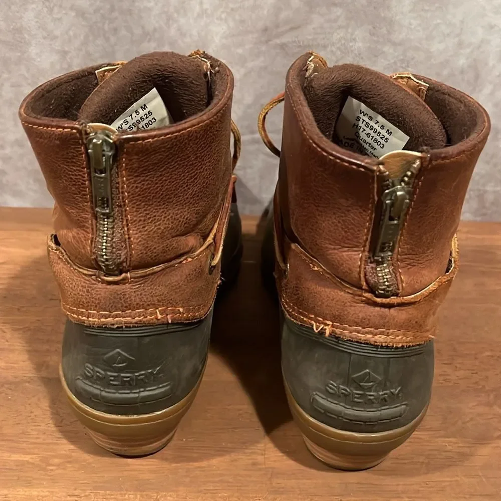 Sperry gently worn